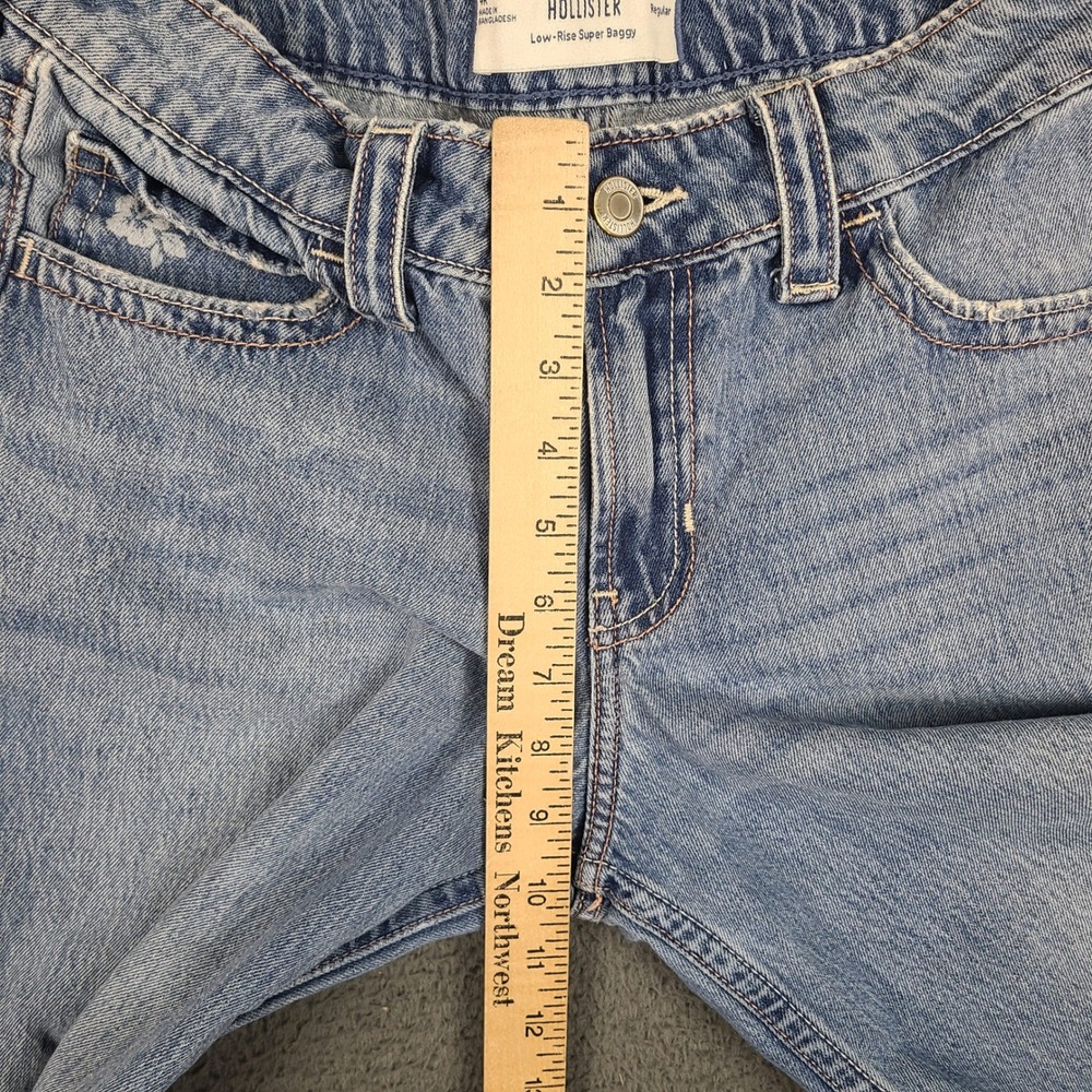 Hollister Light Blue Wide Leg Jeans - Picture 11 of 11